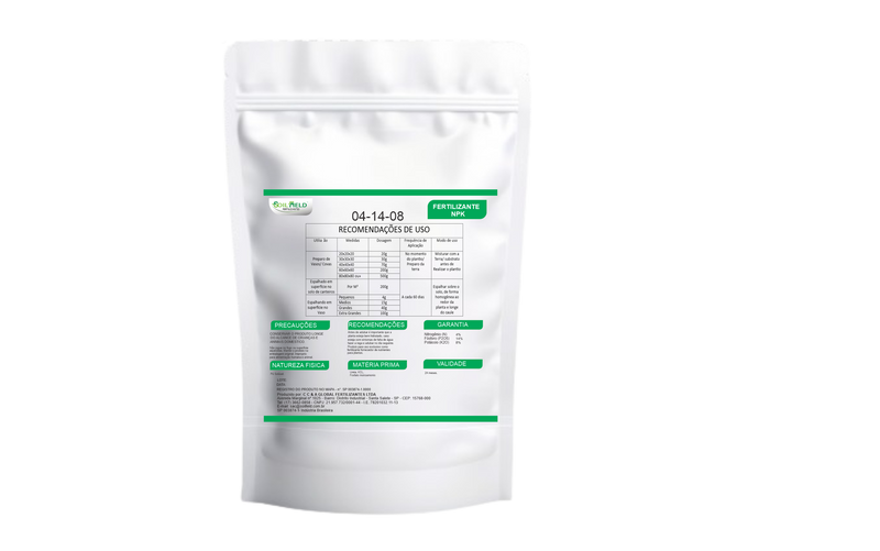 Arranque Plantio 04-14-08 – Fertilizante Mineral para Florescimento e frutificação