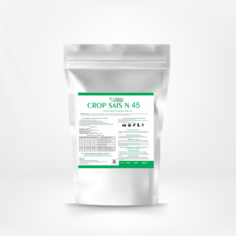 Crop Sais N45 – Fertilizante Mineral Simples Rico em Nitrogênio