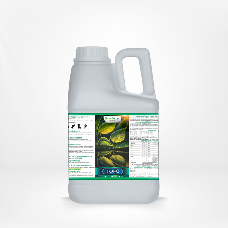 Tofú – Fertilizante vegetal com alta concentração de macro e micronutrientes e substancias húmicas
